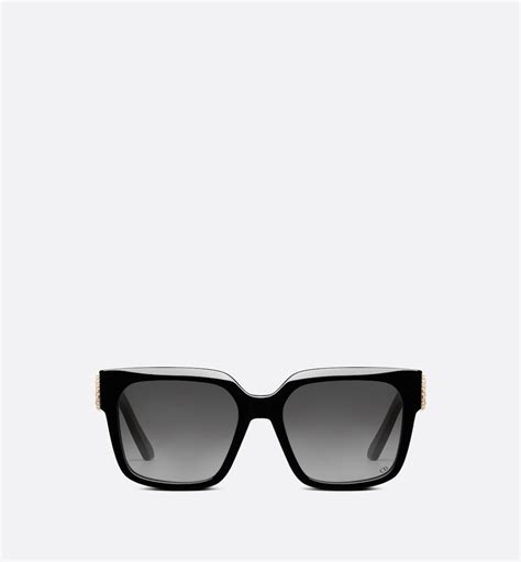 30Montaigne S11I Black Square Sunglasses 